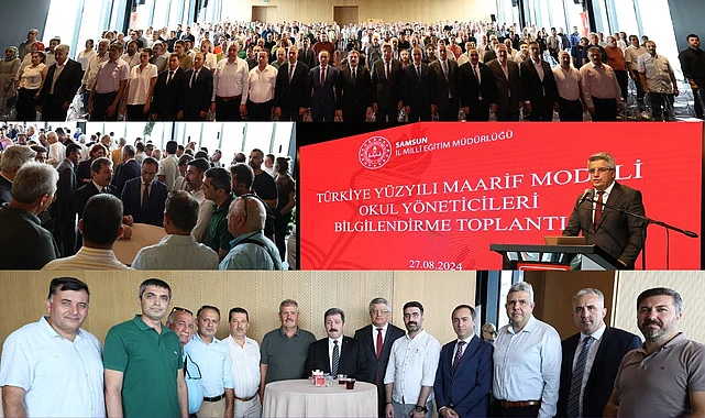 Samsun'da Türkiye Yüzyılı Maarif Modeli bilgilendirme toplantısı düzenlendi  