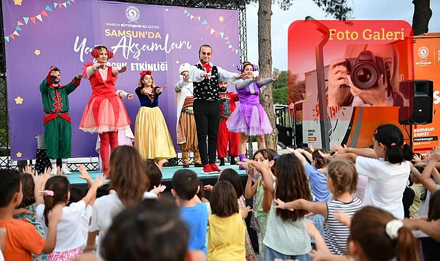 Samsun'da yaz akşamları etkinliklerle dolu dolu geçiyor!