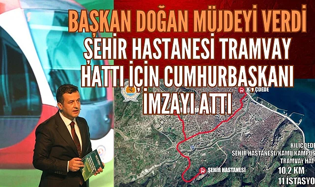 Samsun Şehir Hastanesi Tramvay Hattı Müjdesi