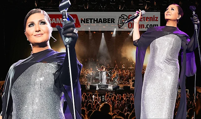 Sibel Can Harbiye Açıkhava konserlerinde müzik şöleni sundu