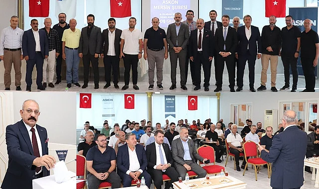 ASKON Mersin'de Hasan Arslan güven tazeledi