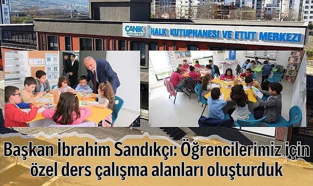 Canik Halk Kütüphanesi ve Etüt Merkezi öğrencilerin durak noktası oldu