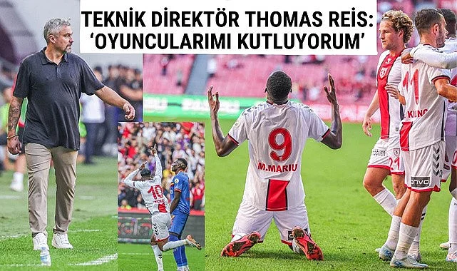 Samsunspor Teknik Direktörü Thomas Reis: Bu güzel galibiyeti taraftarlarımıza hediye ediyorum