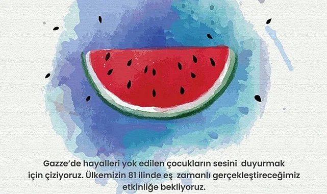 Samsun Etkinlik Haberleri - Filistinli Çocuklar İçin Çiz Programa Davet