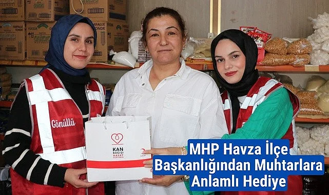 Havza’da Genç Kızılay’dan muhtarlara ziyaret
