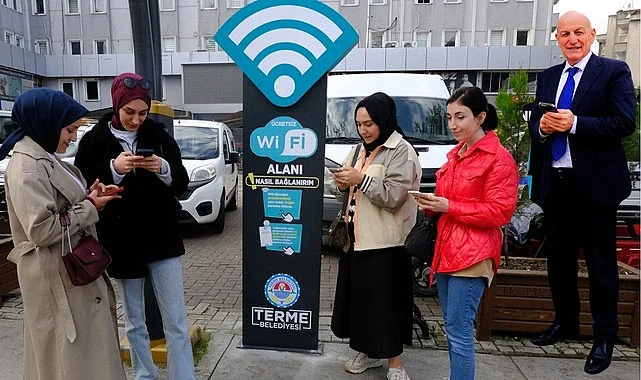 Samsun Terme’de Ücretsiz Wi-Fi Hizmeti Başladı