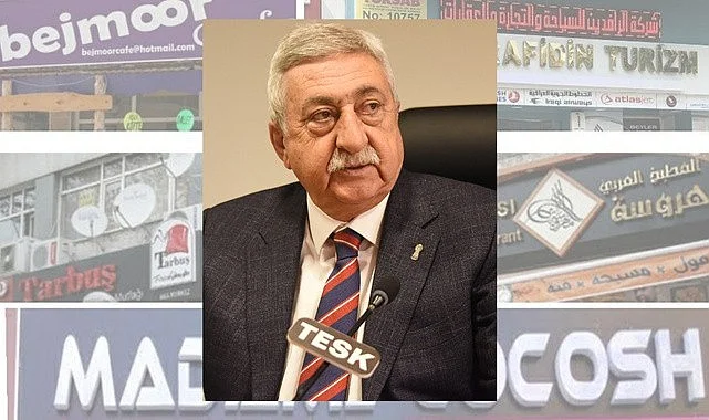 TESK'ten tepki: Yabancı tabela kirliliği bir an evvel önlenmeli