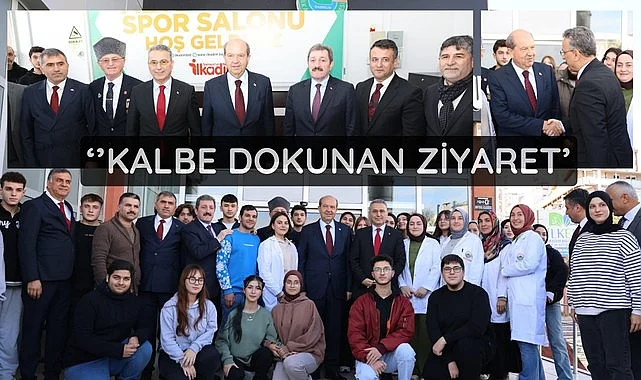 KKTC Cumhurbaşkanı Ersin Tatar’dan Mete Adanır Spor Salonu’na anlamlı ziyaret