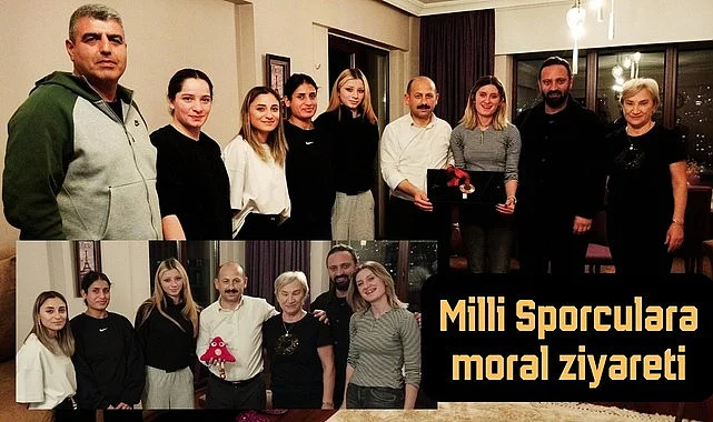 Samsun'da Milli Sporculara moral ziyareti