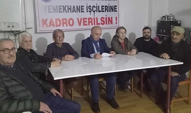 Samsun'da yemekhane işçileri kadro istiyor!