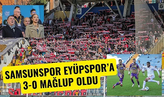 Samsunspor Eyüpspor maç sonucu! Samsunspor puan durumu