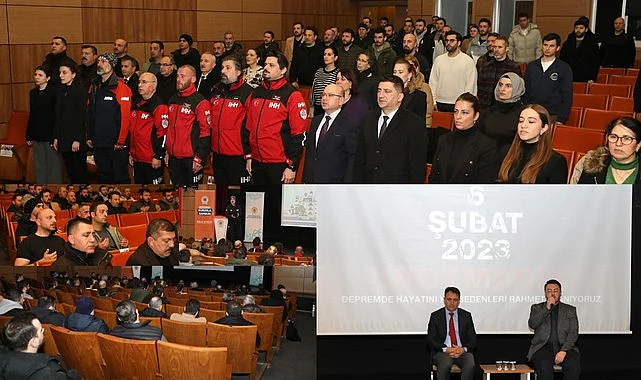 Büyükşehir Belediyesi Gönüllü Arama Kurtarma Ekibinden 6 Şubat Anma Programı
