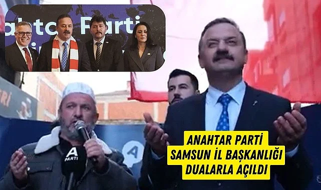 Samsun'da Ahmet Karkucak Başkanlığında Anahtar Parti binası açıldı