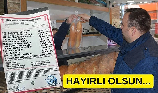Samsun'da ekmek ne kadar? Samsun ekmek fiyatı ne kadar?