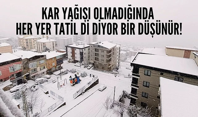 Samsun'da tüm okulların tatil edilmesi bekleniyor!