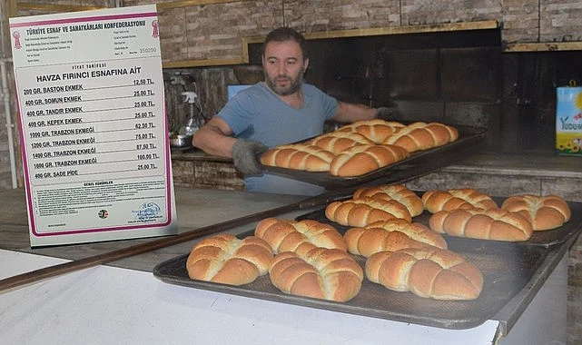 Samsun Havza’da ekmek ve simite zam 
