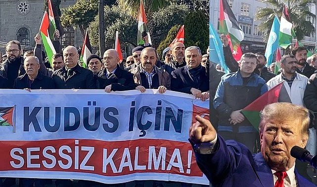 Samsun Kudüs Platformu'ndan Donald Trump'ın Açıklamalarına Tepki