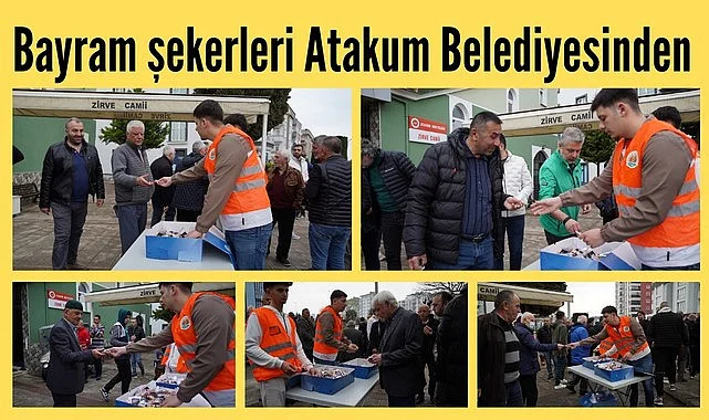 Atakum Belediyesinden bayram şekeri ikramı