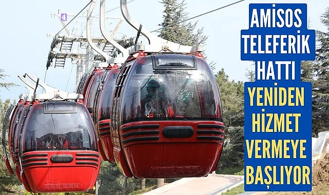 Samsun'da Amisos Teleferik Hattı yeniden hizmet vermeye başlıyor