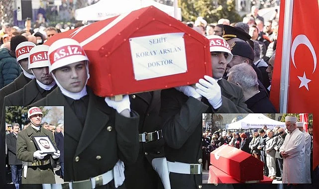 Samsun Haber - Şehit doktor Koray Arslan son yolculuğuna uğurlandı