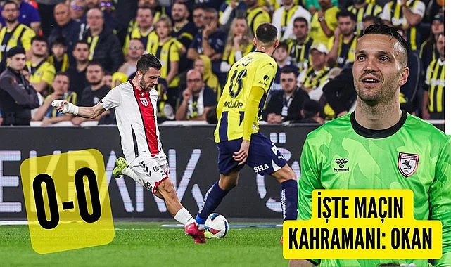 Samsunspor'dan Fenerbahçe'ye şampiyonluk yolunda ağır darbe