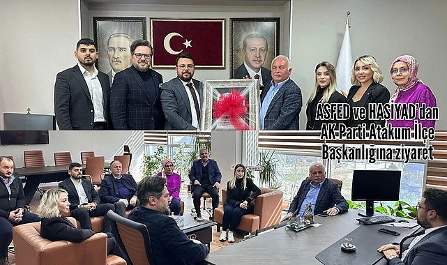 ASFED ve HASİYAD’dan AK Parti Atakum İlçe Başkanlığına ziyaret