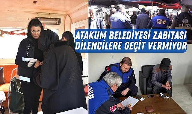 Atakum Belediyesi Zabıtası dilencilere geçit vermiyor