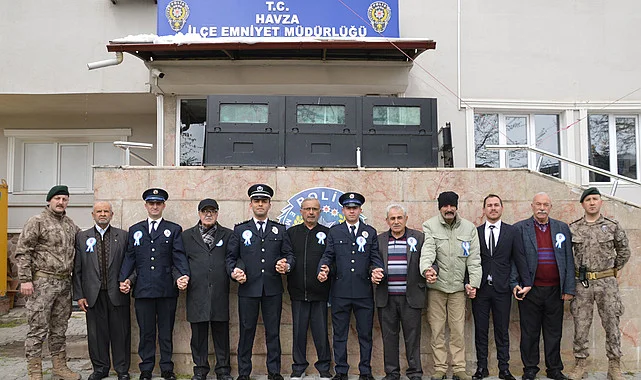 Havza’da emekli emniyet personeline özel davet
