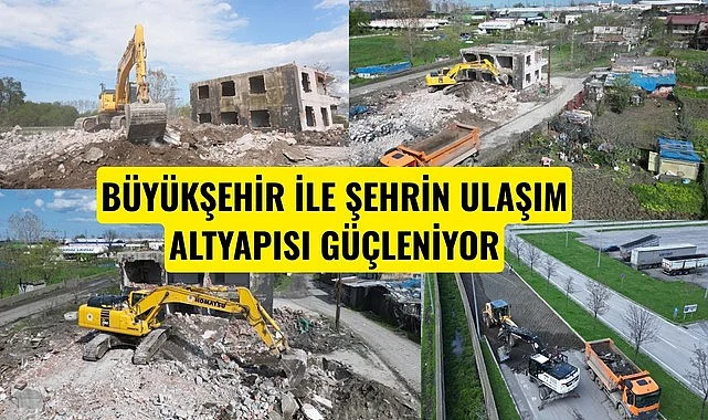 Kutlukent Bulvarı ve Cumhuriyet Caddesi’ndeki ulaşım altyapı çalışmaları devam ediyor