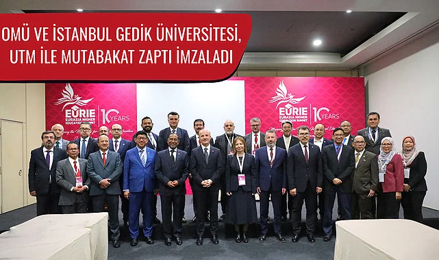 OMÜ ve İstanbul Gedik Üniversitesi, UTM ile mutabakat zaptı imzaladı