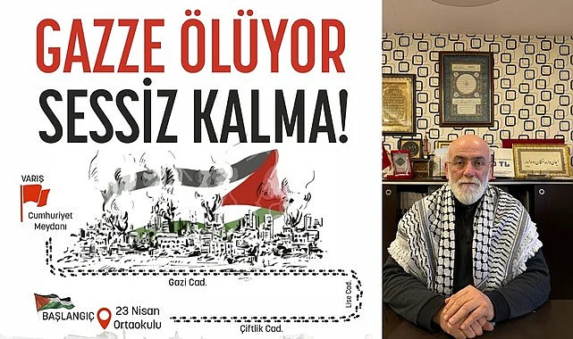 Samsun'da Büyük Gazze Yürüyüşü Düzenleniyor