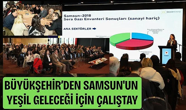 Samsun'un Yeşil Geleceği İçin 2050 Yılı İklim Nötr Hedefleri Çalıştayı Yapıldı