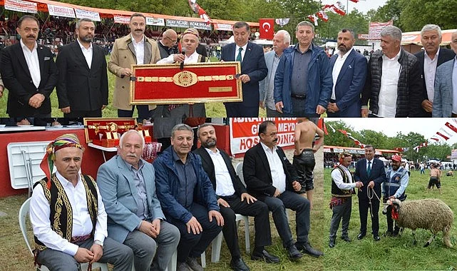 Havza'da Yahya Ayan üçüncü kez güreş ağası oldu