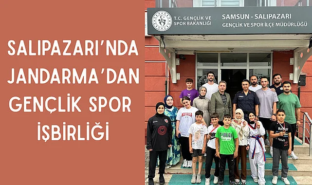 Salıpazarı'nda Jandarma'dan Gençlik Spor İşbirliği