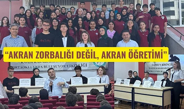 Samsun’da Akran Zorbalığına Alternatif Bir Model: Biz Kazandık, Sıra Sizde Projesi