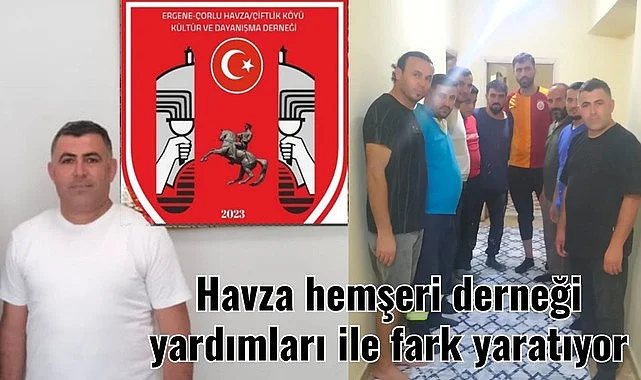Samsun'da Havza hemşeri derneği yardımları ile fark yaratıyor