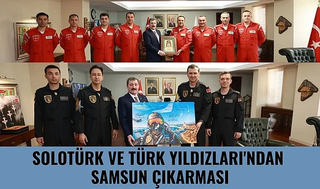 SOLOTÜRK VE TÜRK YILDIZLARI'NDAN SAMSUN ÇIKARMASI