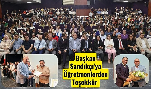 Başkan Sandıkçı'ya Öğretmenlerden Teşekkür 