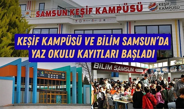 Samsun'da yaz okulu kayıtları başladı! Çocuklar çok yönlü gelişecek