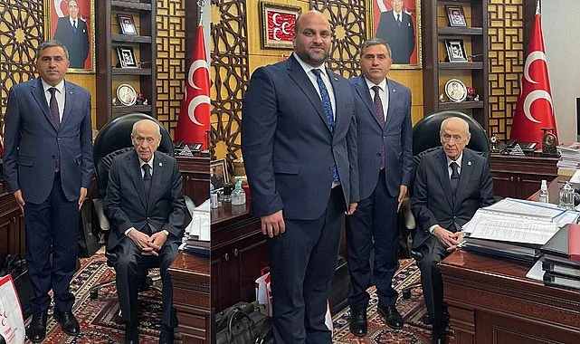 Samsun MHP heyetinden Bahçeli'ye ziyaret
