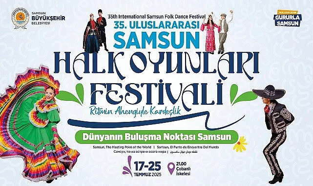 Samsun'da Halk Oyunları Festivali coşkusu yaşanacak