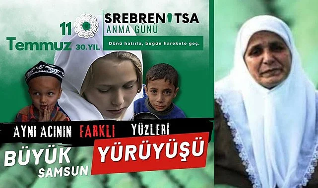 Srebrenitsa anma günü Büyük Samsun Yürüyüşü bugün yapılacak