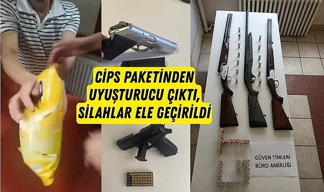 Samsun'da Cips Paketinden Uyuşturucu Çıktı!