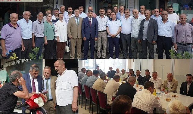 Samsun'da MHP'den ilçelerde esnaf ve muhtar ziyaretleri