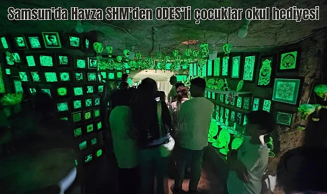 Samsun'da Havza SHM'den ODES'li çocuklar okul hediyesi