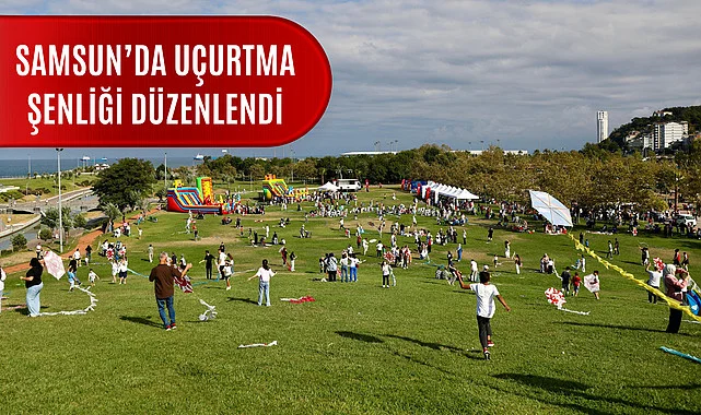 Samsun'da uçurtma şenliği düzenlendi