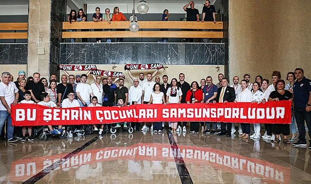 Samsunspor Oyuncuları DMD Hastası Çocuklarla Bir Araya Geldi