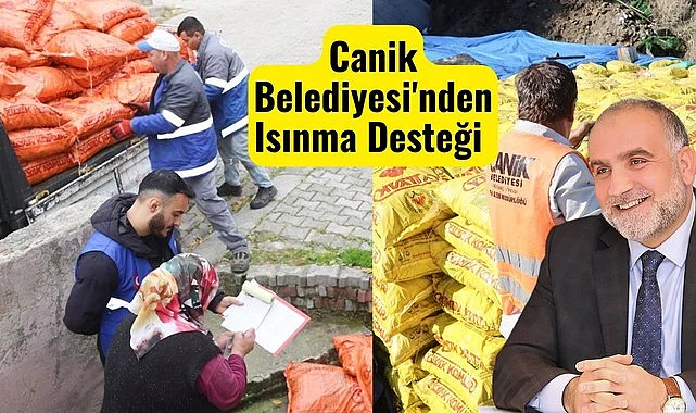 Canik Belediyesi'nden Isınma Desteği 