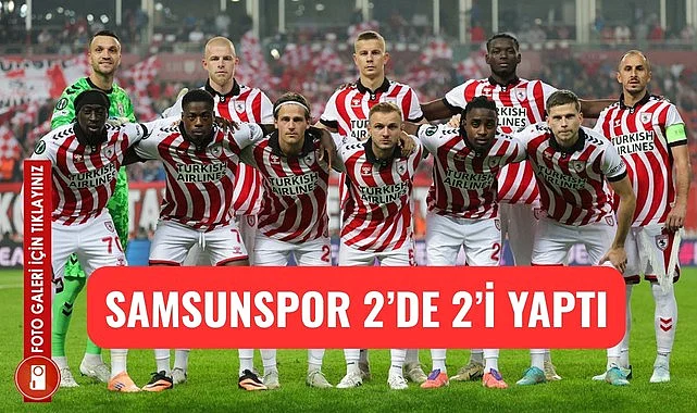 SAMSUNSPOR 2'DE 2'İ YAPTI! SAMSUNSPOR DİNAMO KİEV MAÇI FOTOĞRAFLARI