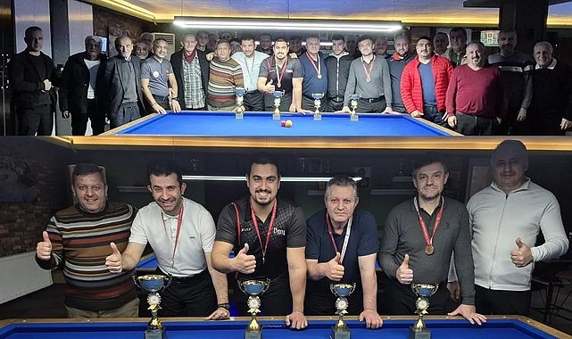 Samsun 3 Bant Bilardo İl Birinciliği Düzenlendi